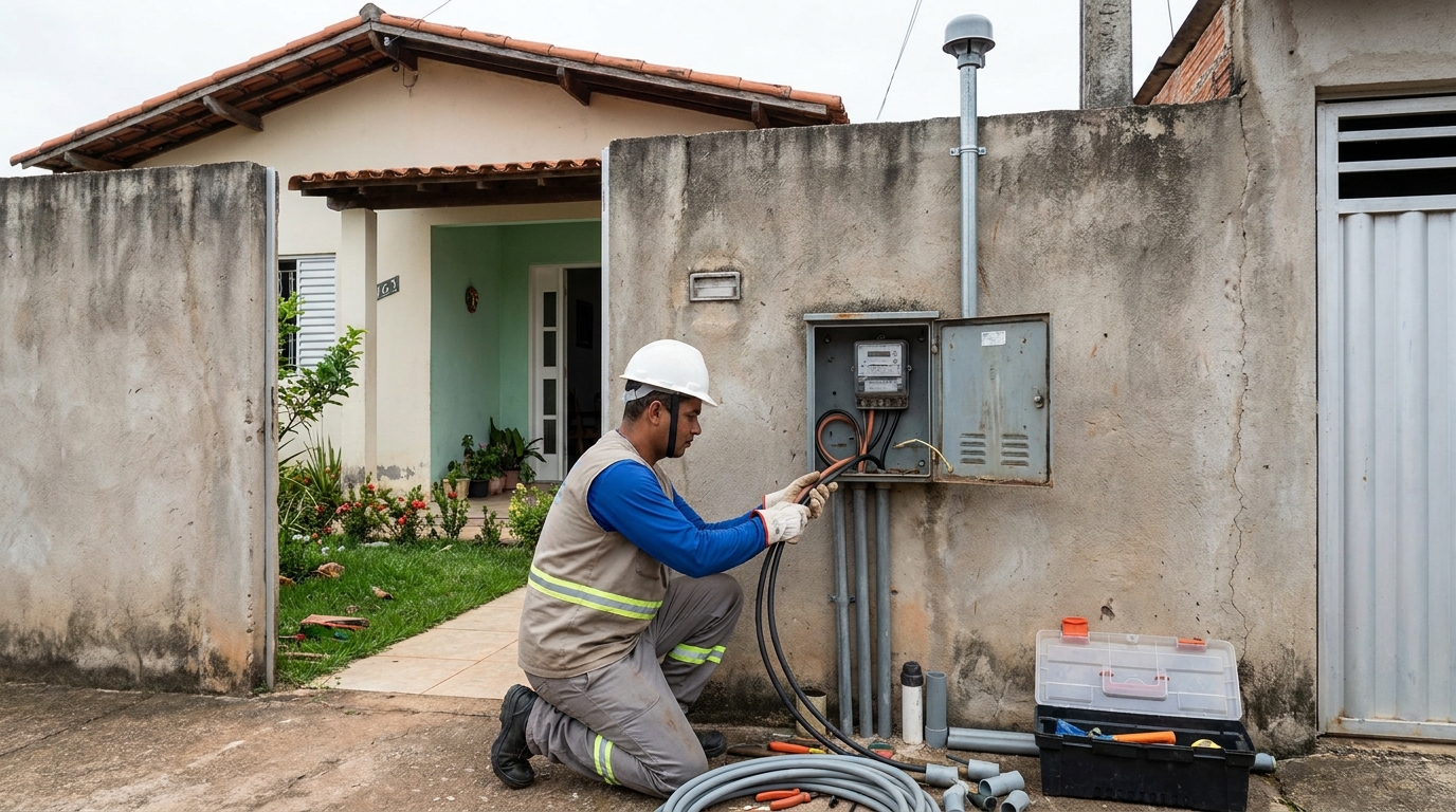 Instalacao de padrao de energia em Ipatinga‑MG