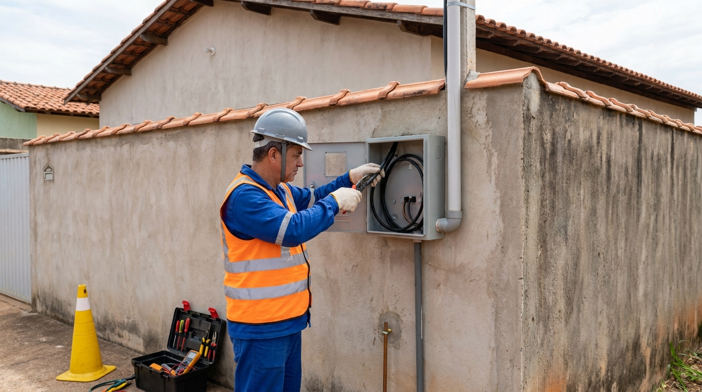 Instalacao de padrao de energia profissional em Ipatinga‑MG